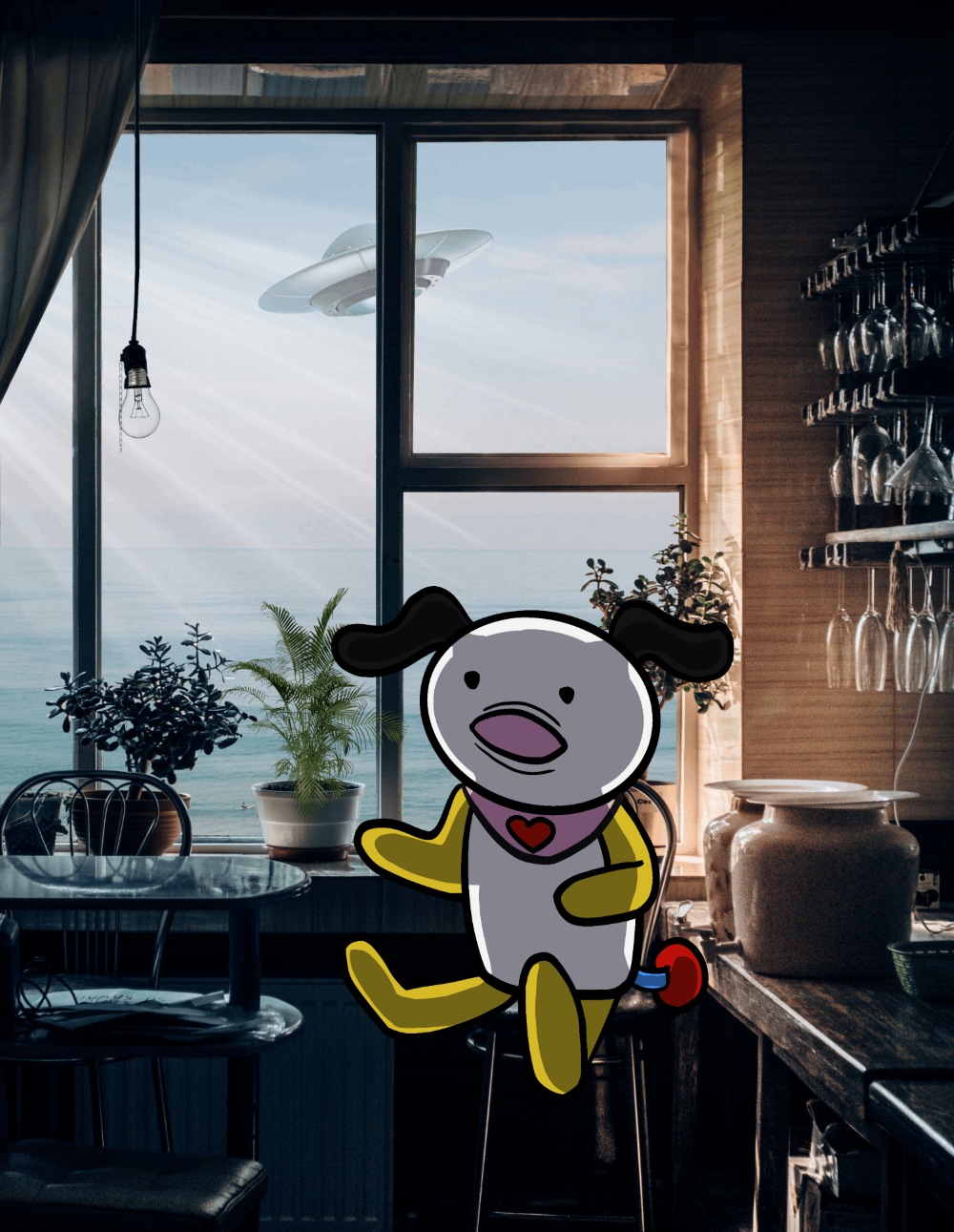 Sticky at table